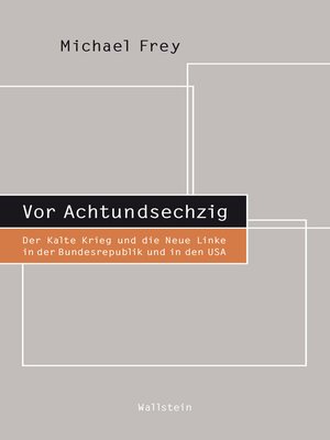 cover image of Vor Achtundsechzig
